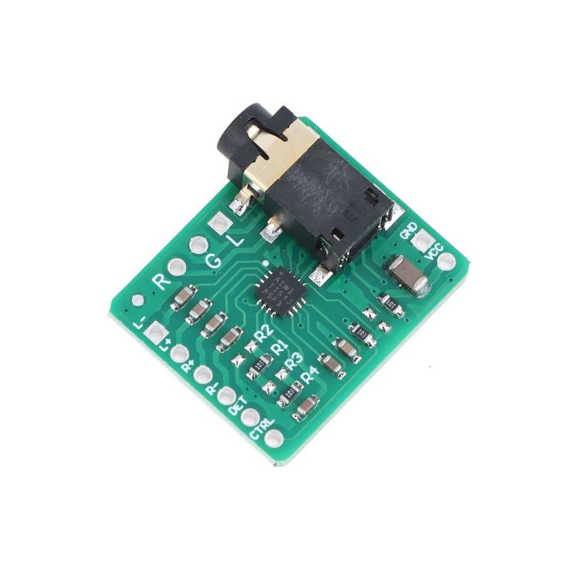 Modular Power Supply - Płytka wzmacniacza słuchawkowego TPA6132, wyjście różnicowe