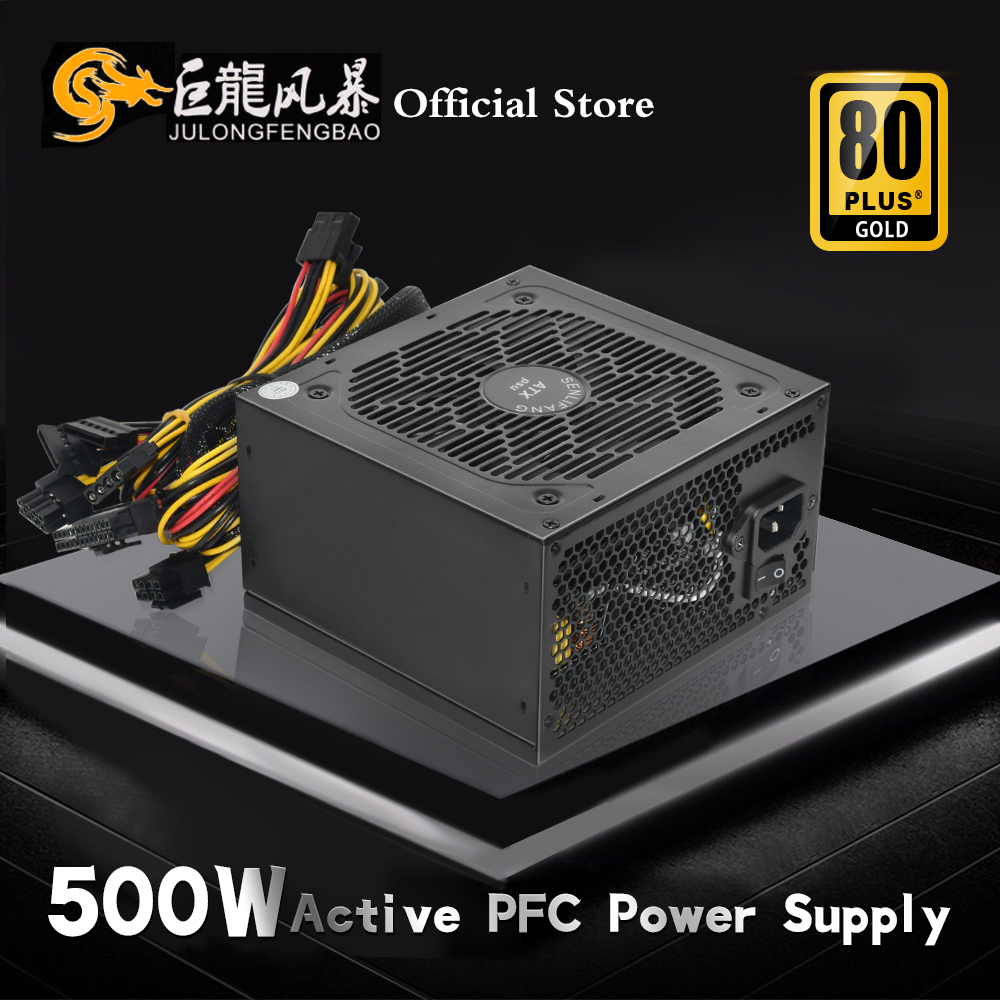 Power Supply 650W - JULONGFENGBAO 110V 220V dla komputera PC