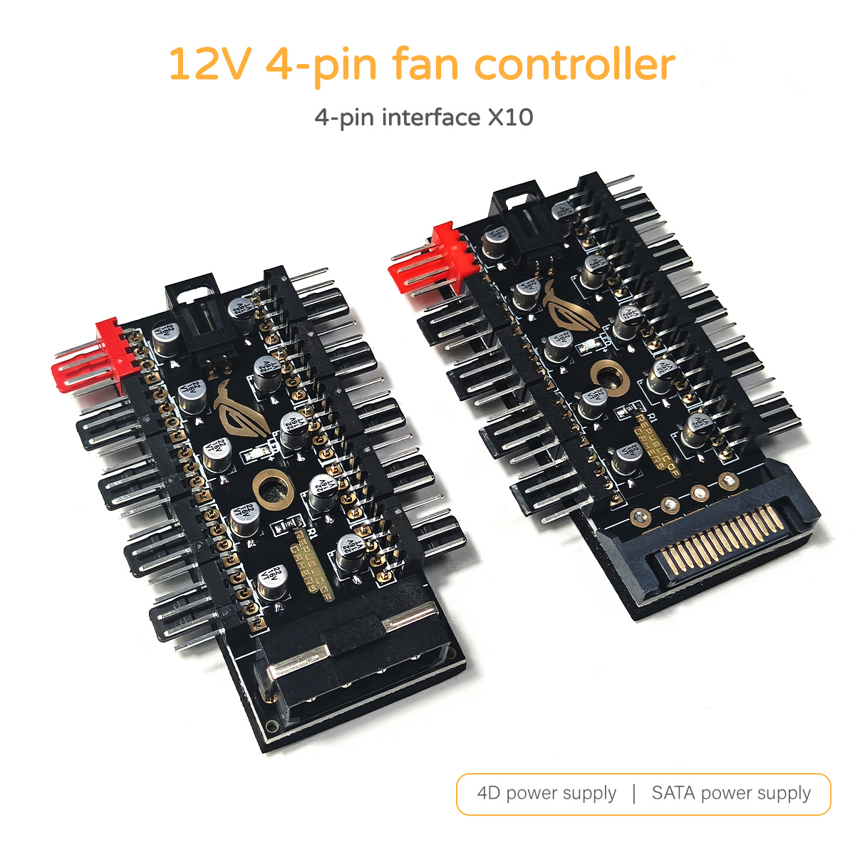 Pc Power Supply - Hub sterownika wentylatorów PWM 12V 4-Pin,