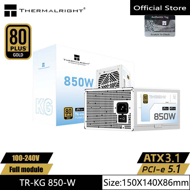 Power Supply 750W - Thermalright TR-KG850 Medal z białego złota