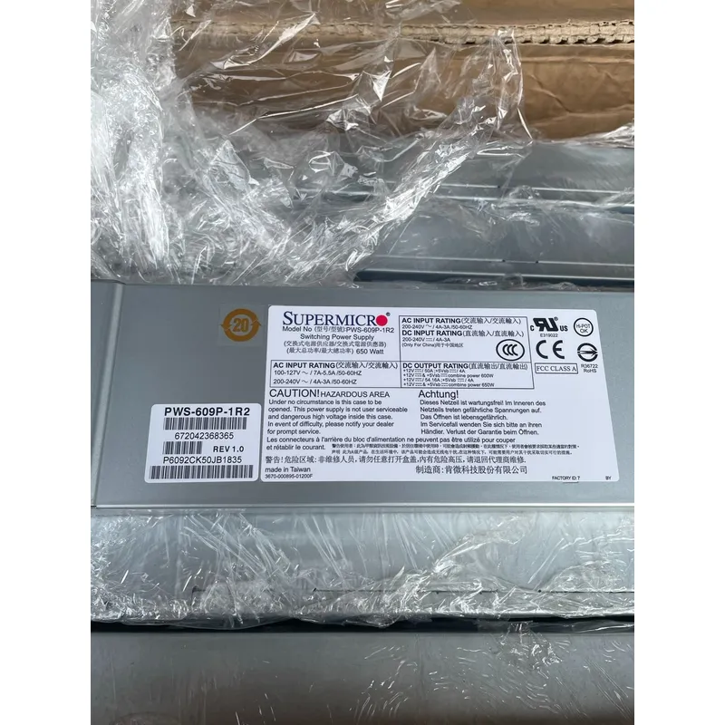 Zasilacz serwerowy Supermicro  – Power Supply 650W recenzja i cena