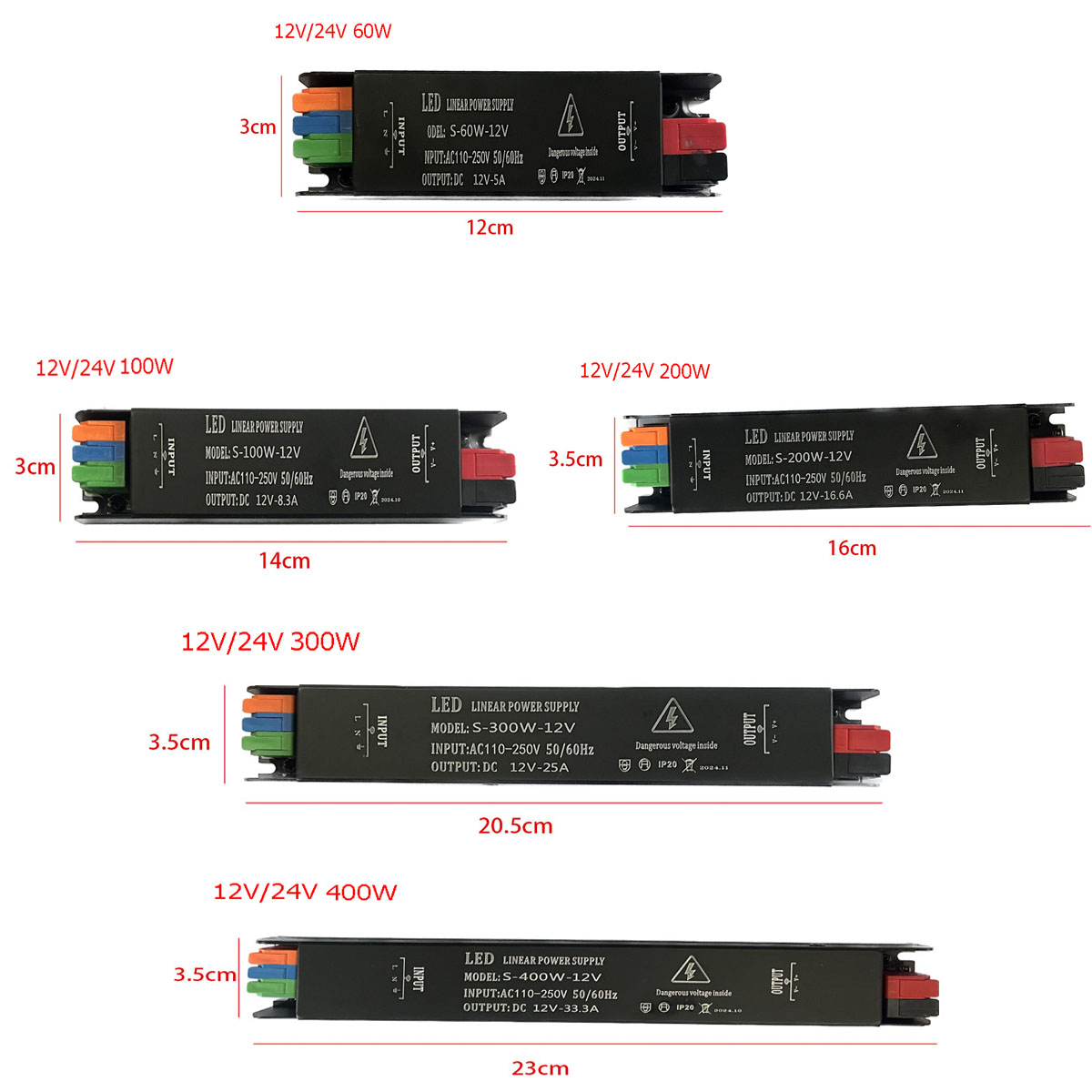 AC 110V 220V do DC 12V 24V LED – Smps Power Supply recenzja i cena