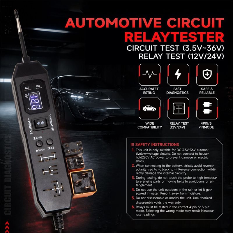 Narzędzie diagnostyczne do obw – Power Supply Tester recenzja i cena