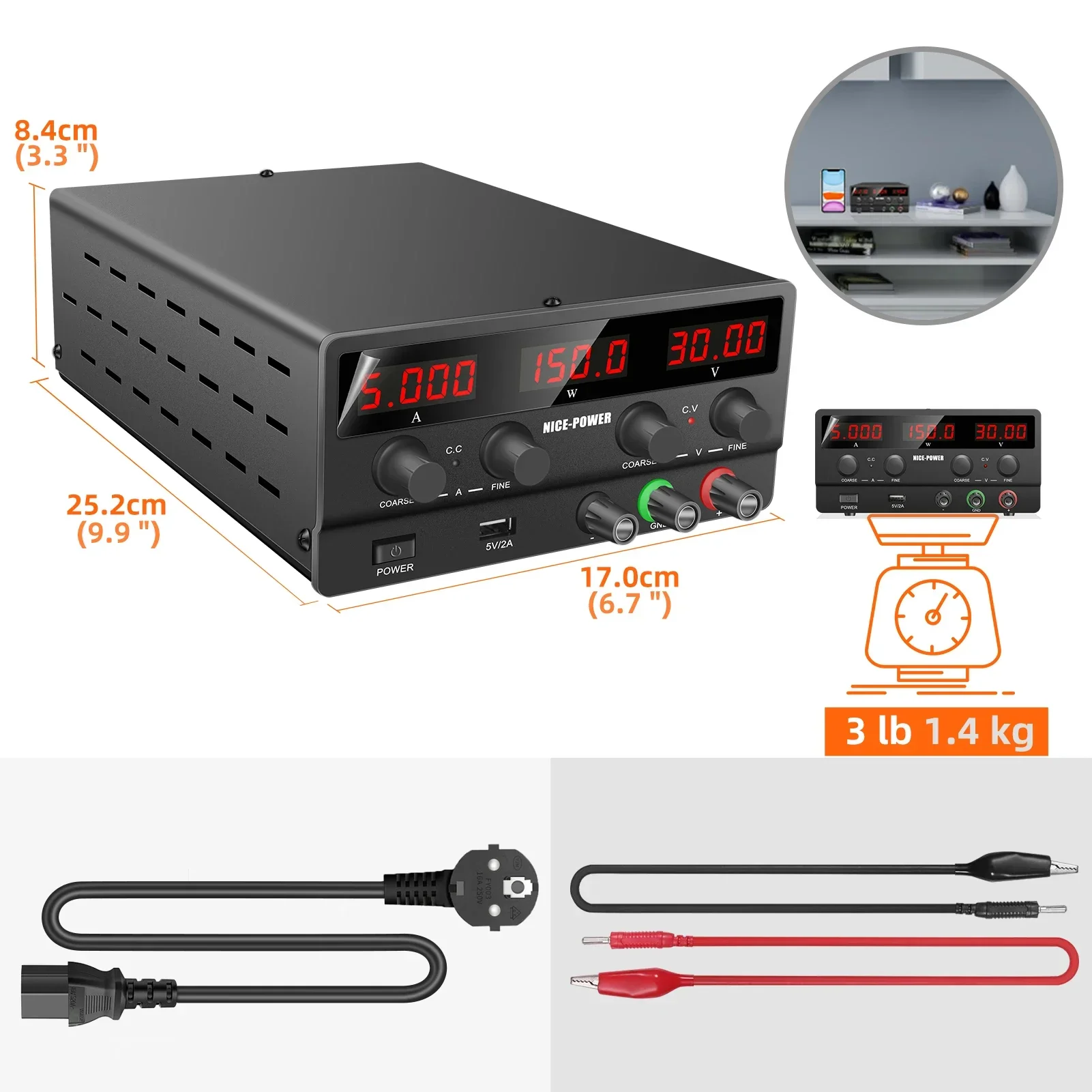 Zasilacz DC 30V 5A 150W NICE-P – Smps Power Supply recenzja i cena