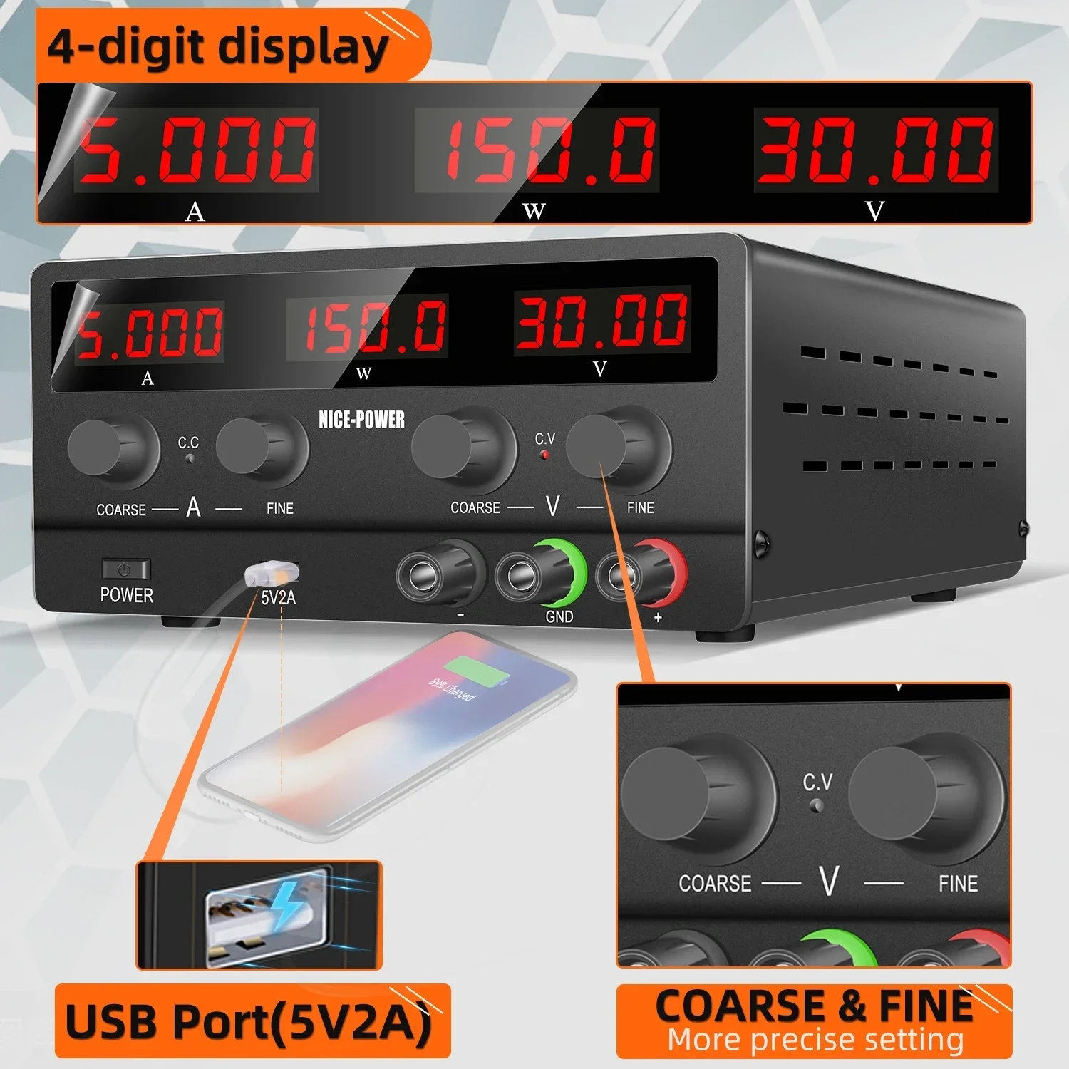 Zasilacz DC 30V 5A 150W NICE-P – Smps Power Supply recenzja i cena