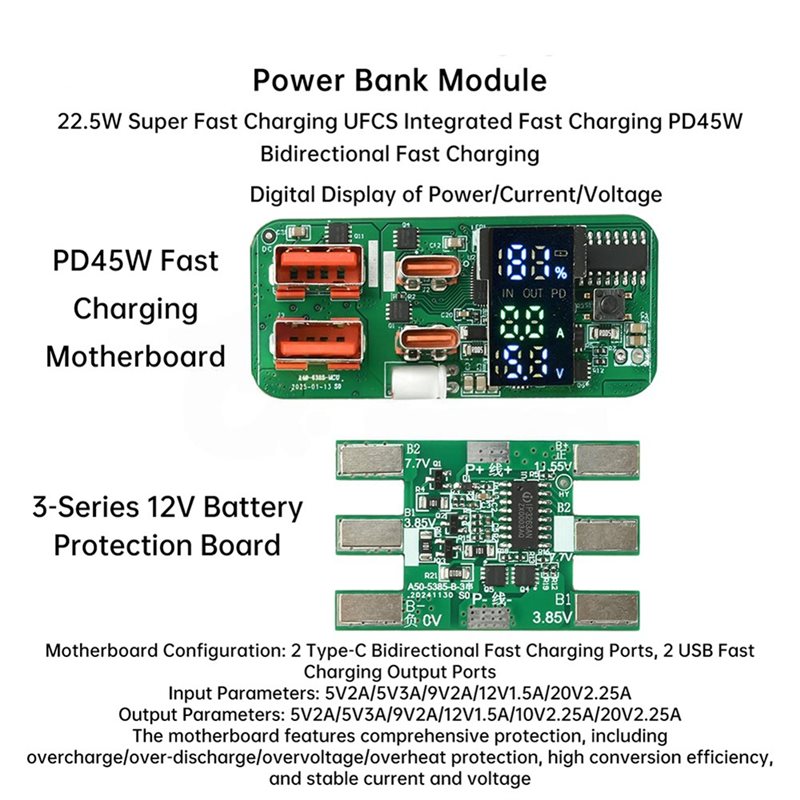 Moduł ładowania ABKN-DIY PD45W – Modular Power Supply recenzja i cena