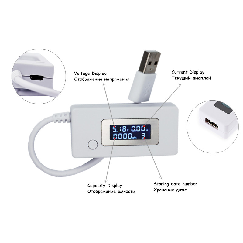 Ekran LCD Mini kreatywny telef – Power Supply Tester recenzja i cena